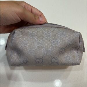 Lilac Gucci Cosmetic Bag